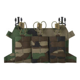 Direct Action Skelettiserad Triple 223 Flap Panel Magazine Pouch Woodland Camo