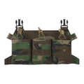 Direct Action Skelettiserad Triple 308 Flap Magazine Pouch Woodland Camo