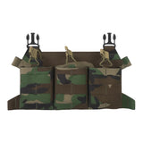 Direct Action Skelettiserad Triple 308 Flap Magazine Pouch Woodland Camo