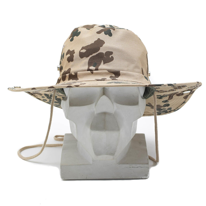 MFH Brand Military Style Panama Hat Tropical Flecktarn Bucket Summer Cap Ny