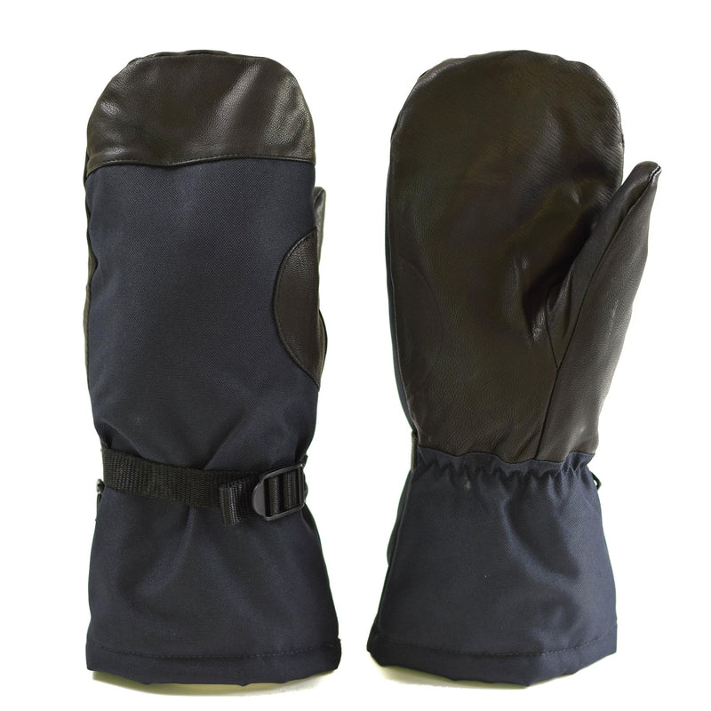 Original Dutch Army Mantens Nato Winter Gloves Military Blue Navy Maritime New