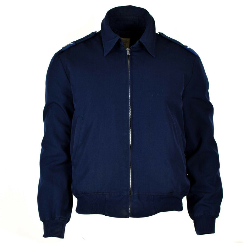 Original British Army Royal Air Forces Raf Jacket Blue Military Surplus Bomber