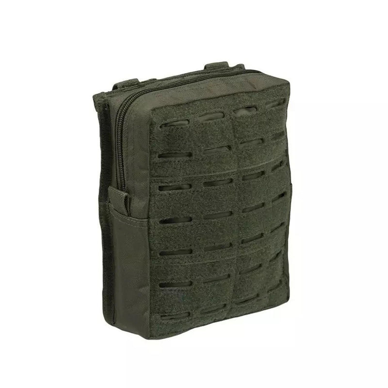 Mil-Tec Laser Cut Tactical Belt Pouch Field Utility Case Molle Stor påse oliv