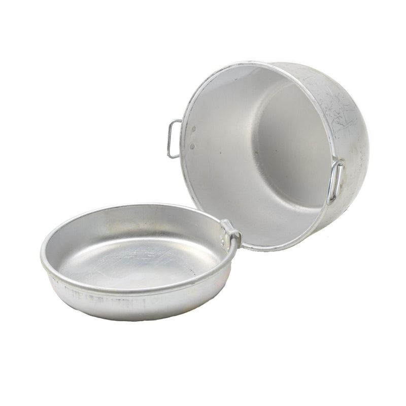 Original Bulgarian Military Vintage Mess Kit Vandring Camping Firepit Pot Pan New