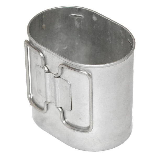 Original Swiss Army Troops Vintage Aluminium Butterfly Canteen Mess Military Cup