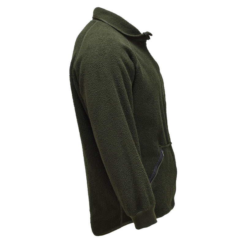 Original Dutch Military Fleece Jacket Warm Moft Thermal Cold Weather Sportwear