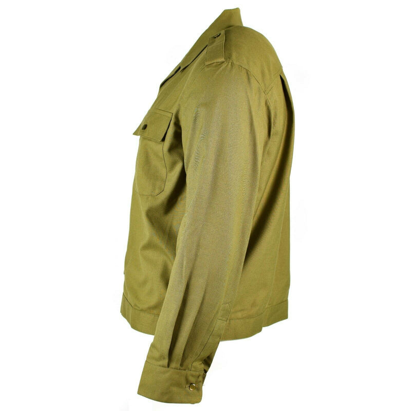 Äkta ungerska arméskjorta Khaki Officer Military Long Sleeve New