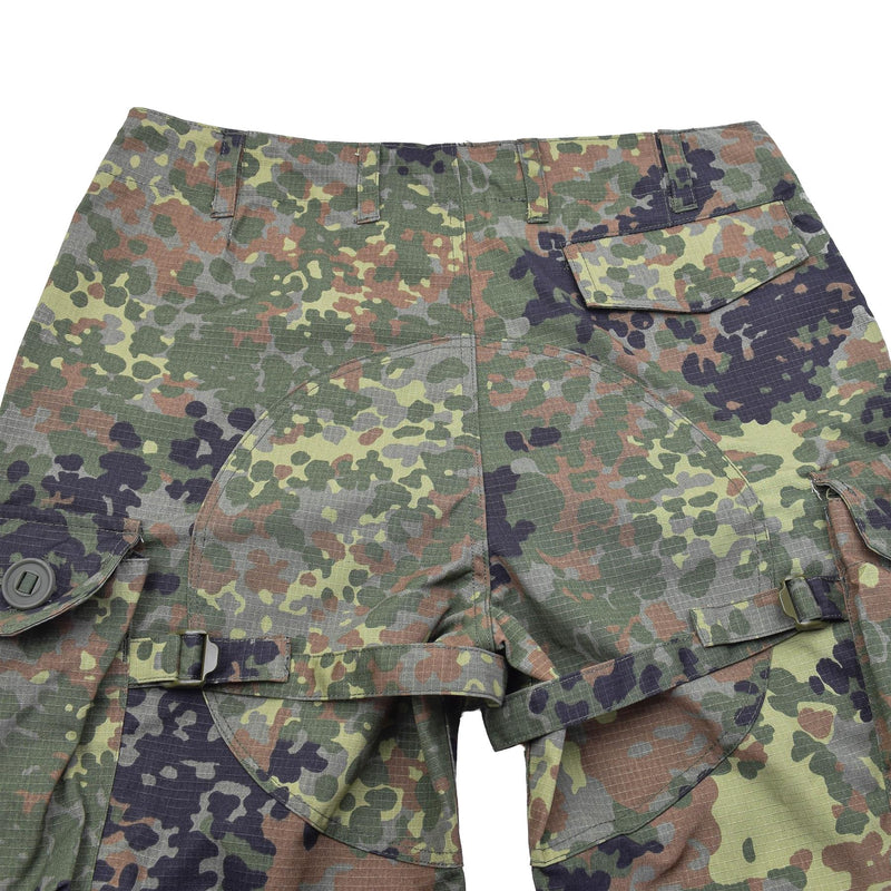 Tacgear Brand German Army Style Field Cargo Combat Pants Flecktran Camo Ripstop