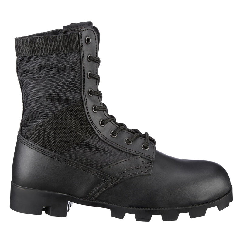 Äkta U.S. Army Jungle Black Leather Panama stövlar bekämpa militära skor Ny