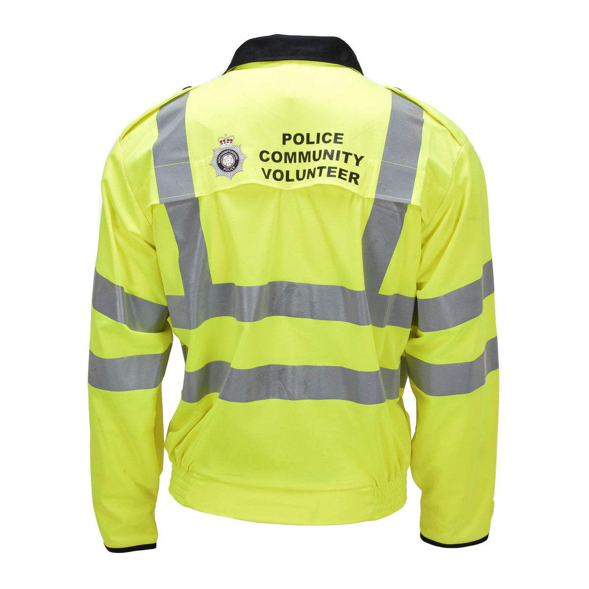 Original Scottish Community Volunteer Hi-Vis Jacka Reflexive Yellow Workwear