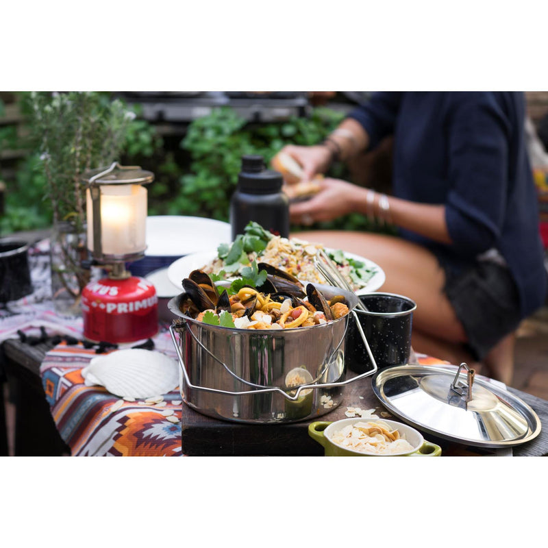 Primus Campfire Cooking Pot Stainless Steel 3L Camping Vandring utomhus köksredskap