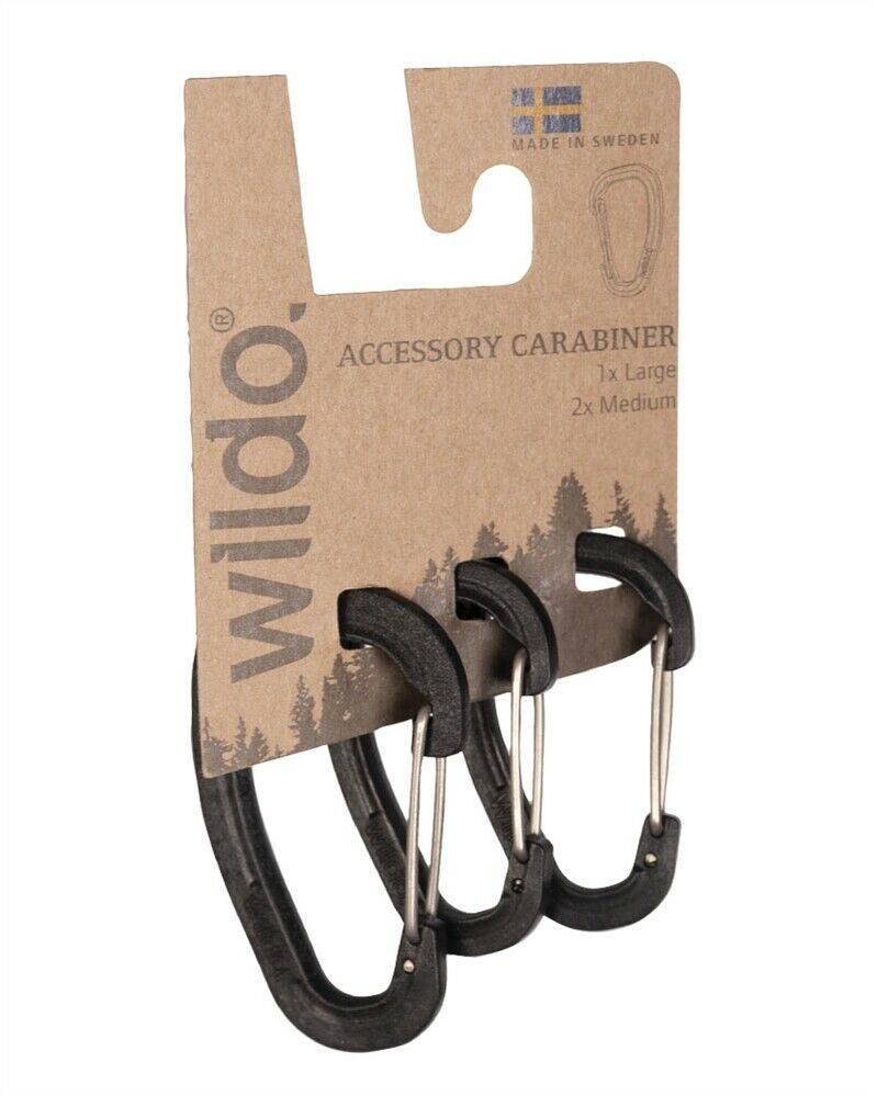 Äkta Wildo -tillbehör Carabiner Set Od 3st Lightweight Robust Clips