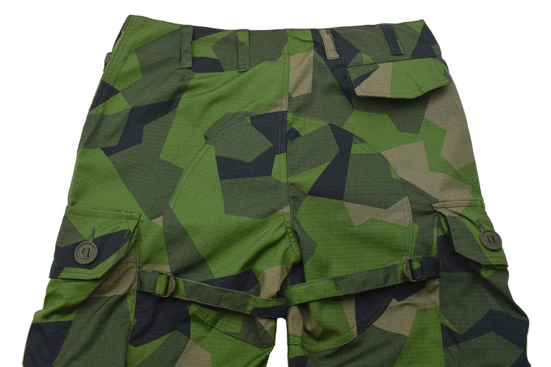 Tacgear Brand Swedish Military Style Combat Pants Splinter Camo Cargo RipStop