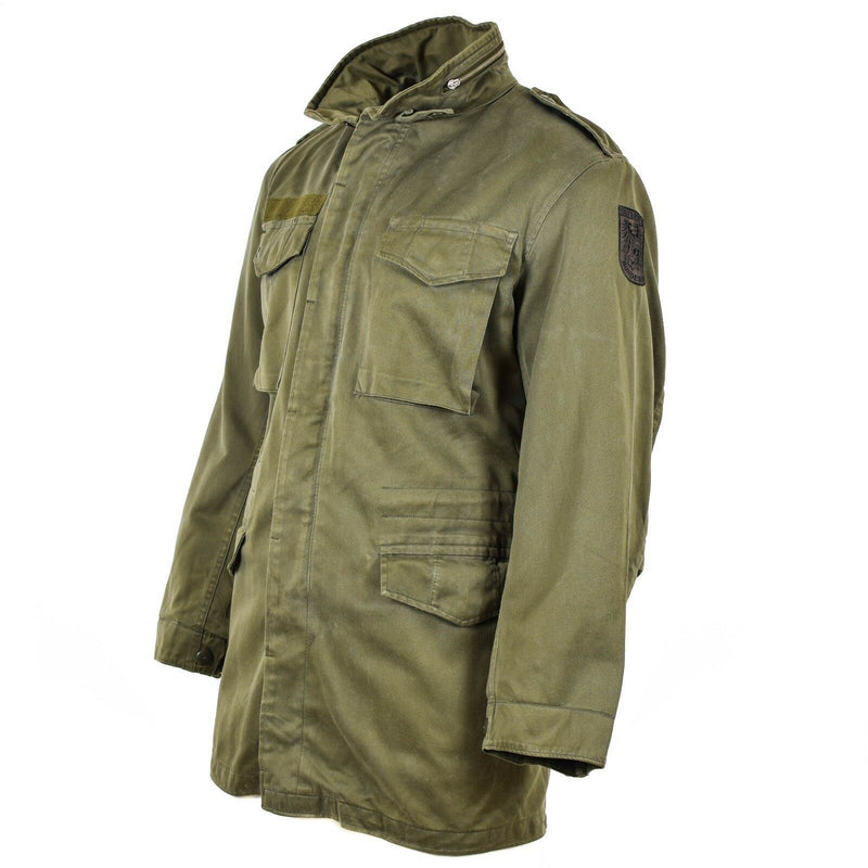 Original Österrikisk BH -arméstrid M65 Jacka OD Military Olive Drab Parka Parka