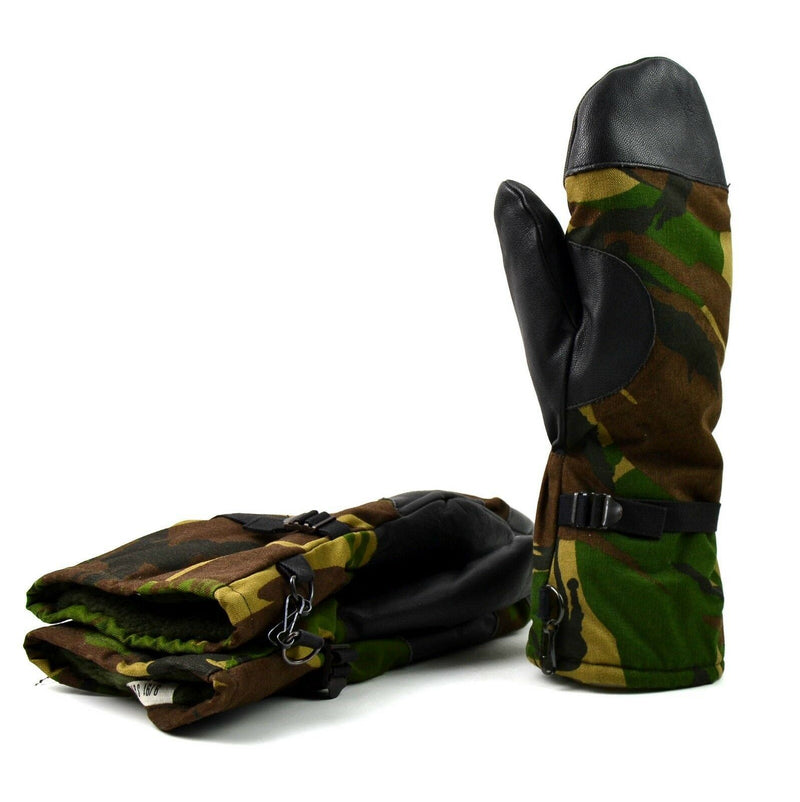 Original Dutch Army DPM Woodland Camo Mantens. Nederländerna militära handskar