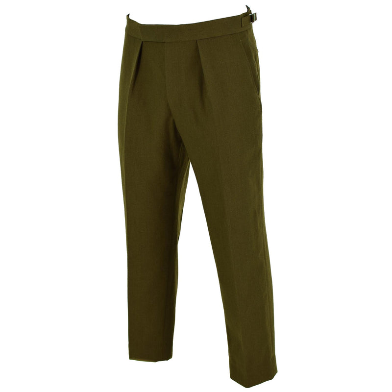 Original British Army Official Uniform Pants Od Parade byxor militär fråga