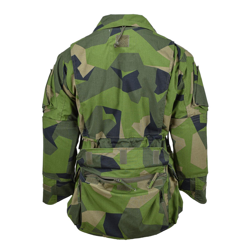 Tacgear Brand Military Style Ripstop Commando Smock Jacket Splinter Camo Fullzip
