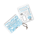 Ecopybook Tactical TS+M A6 NATO Map Linjal Set Flexibel Polymer Blå kant