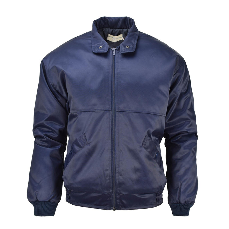 Varumärke Lambert French Air Forces Bomber Jacket Blue Warm Windproof Pilot Uniform