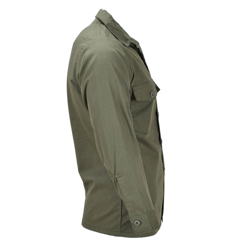 Original U.S. Army Long Sleeve Tactical Shirt Olive trötthet Militärfält Nytt