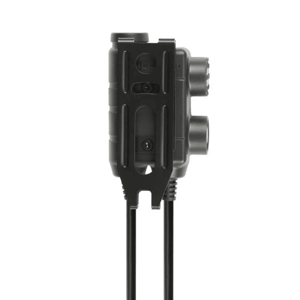 Earmor Dual PTT Adapter Kenwood Baofeng 2 Pin Wired Tactical Headset Svart
