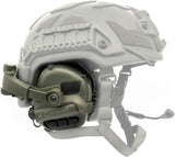 EARMOR M32X Plus elektroniskt hörselskydd ARC Rail Headset Olive