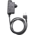 Earmor M51-MID PTT Adapter Midland Radio Headset Wired Tactical Gear Svart