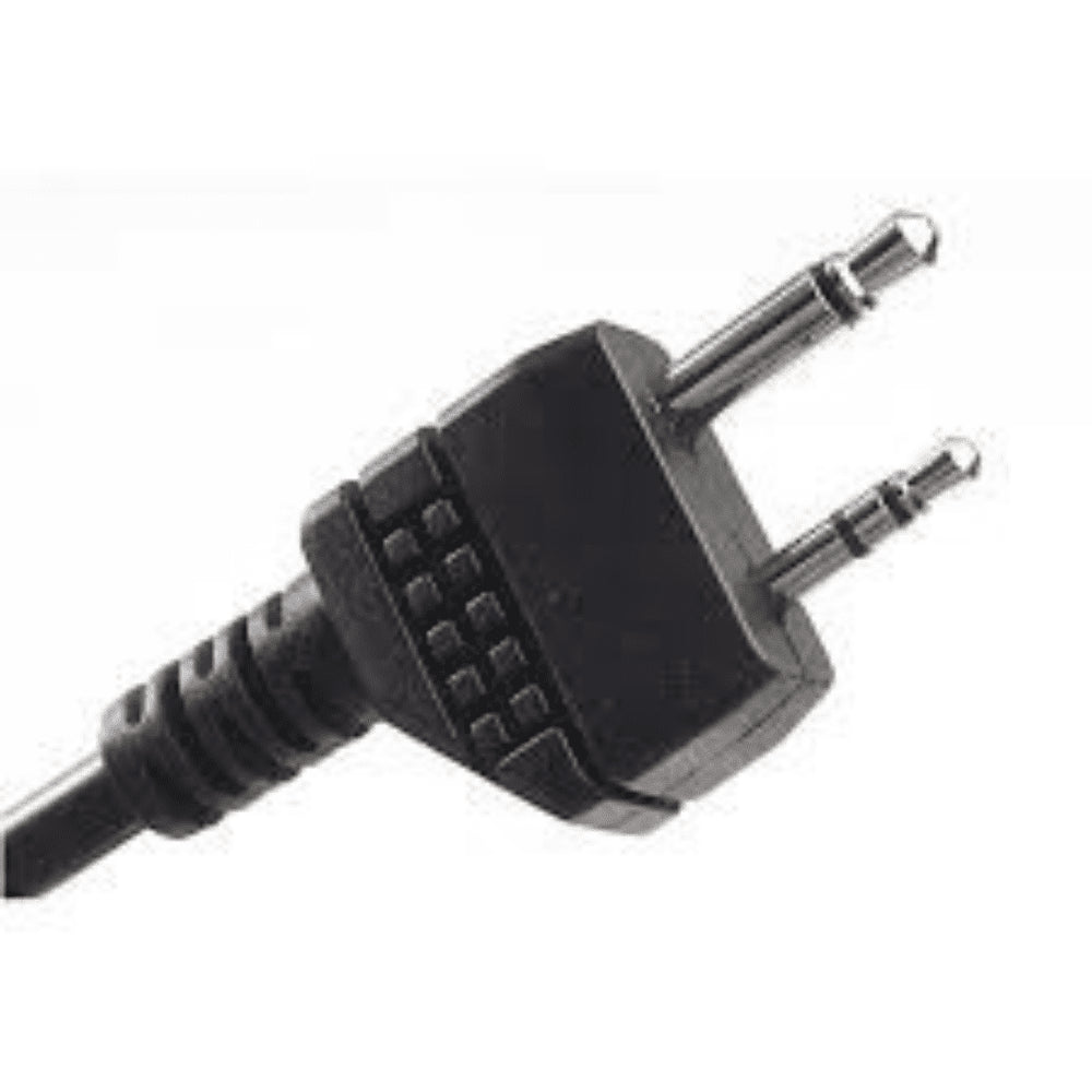 Earmor M52 PTT Adapter Midland 2 Pin Wired Tactical Headset Kabel Svart