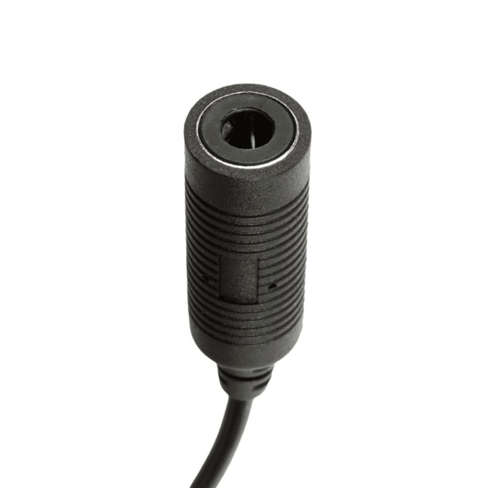 EARMOR M55 PTT Adapter Kenwood Baofeng 2-Pin Radio Headset Adapter Svart