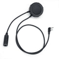 EARMOR M55 PTT Adapter Kenwood Baofeng 2-Pin Radio Headset Adapter Svart