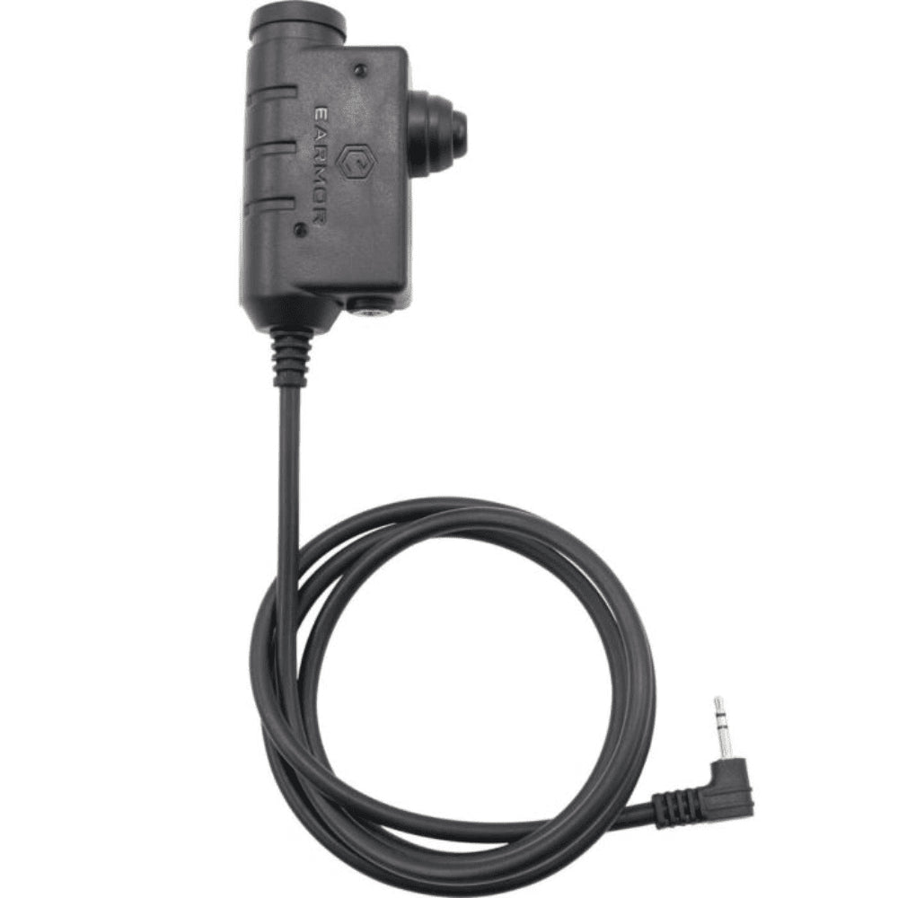 Earmor PTT Adapter Motorola 1-Pin Radio Headset Wired Tactical Black