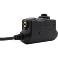 Earmor PTT Adapter Motorola 1-Pin Radio Headset Wired Tactical Black