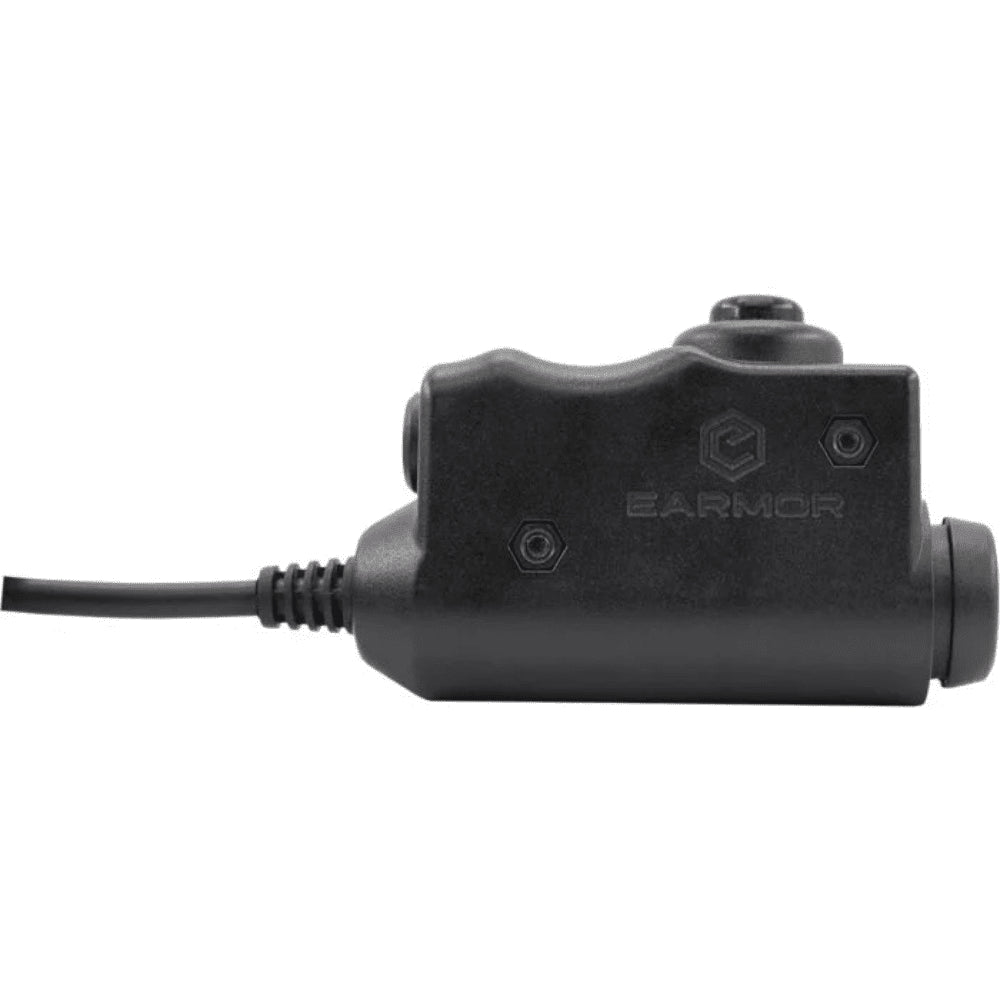 Earmor PTT Adapter Motorola 1-Pin Radio Headset Wired Tactical Black