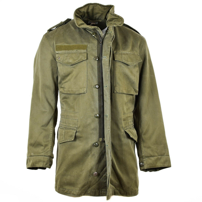 Original Österrikisk BH -arméstrid M65 Jacka OD Military Olive Drab Parka Parka