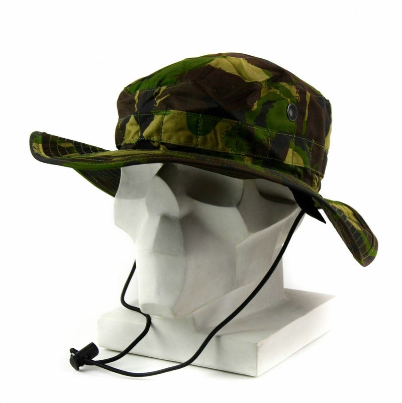 Original British Army Boonie Cap Sun Bush Hat Woodland Camo Combat DPM New