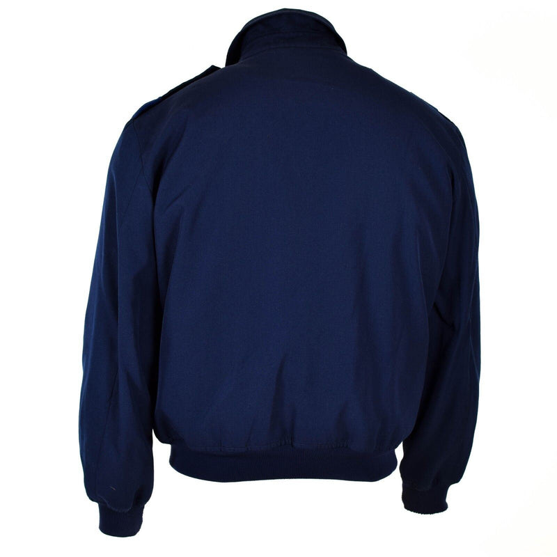Original British Army Royal Air Forces Raf Jacket Blue Military Surplus Bomber