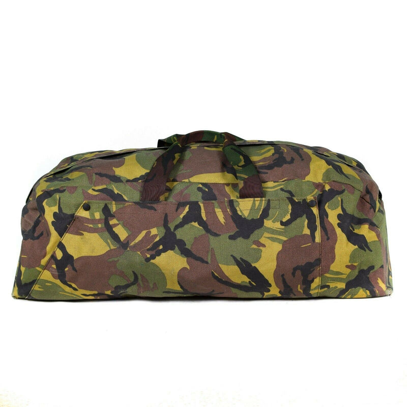 Äkta holländska armé DPM Woodland Weekend Bag Carrier Pouch Pack Duffel ryggsäck