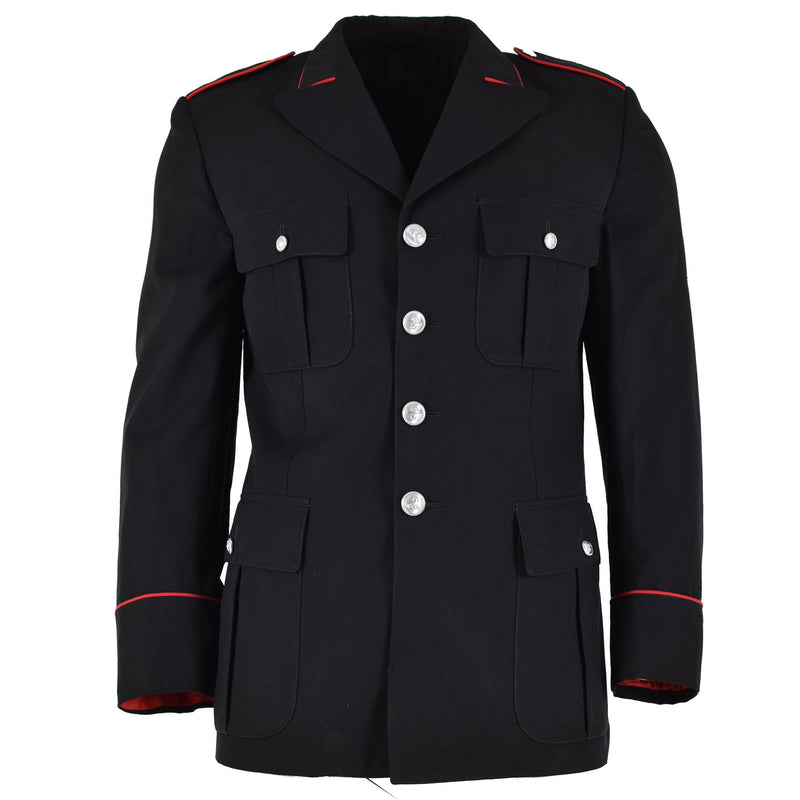 Original italiensk militärpolisjacka officiell officer formell svart uniform