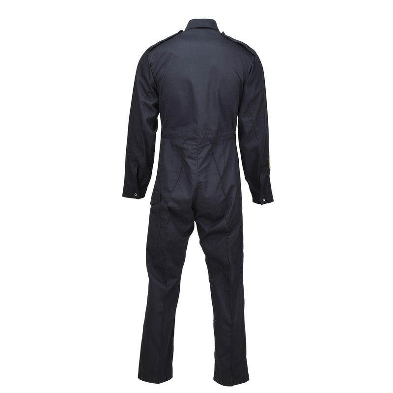 Original British Military Mechanic Coverall Workwear Uniform Work Jumpsuit Black