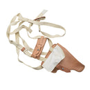 Original Östtysk Militär M74 Shoulder Pistol Holster NVA Läder Brun