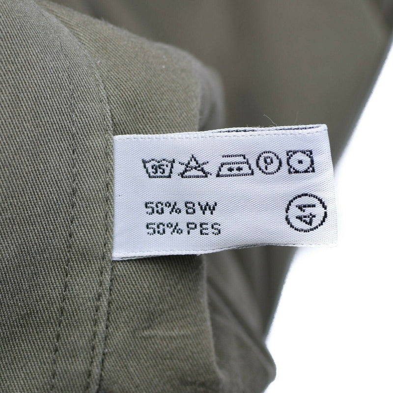 Äkta österrikiska arméskjorta M65 O.D Militär strid Kort ärm Olive BDU