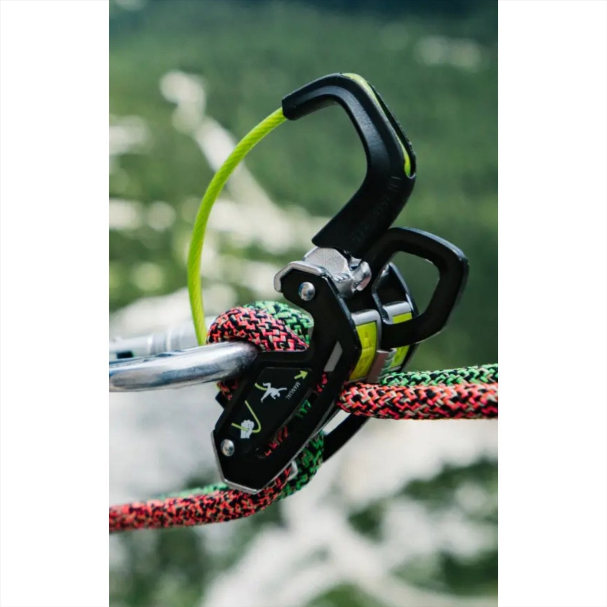Edelrid GIGA JUL Säkerhetsanordning 2 i 1 läge 8,5-10,5 mm repkompatibilitet