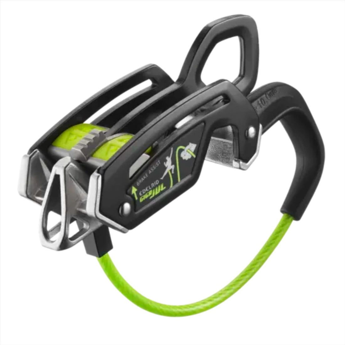 Edelrid GIGA JUL Säkerhetsanordning 2 i 1 läge 8,5-10,5 mm repkompatibilitet
