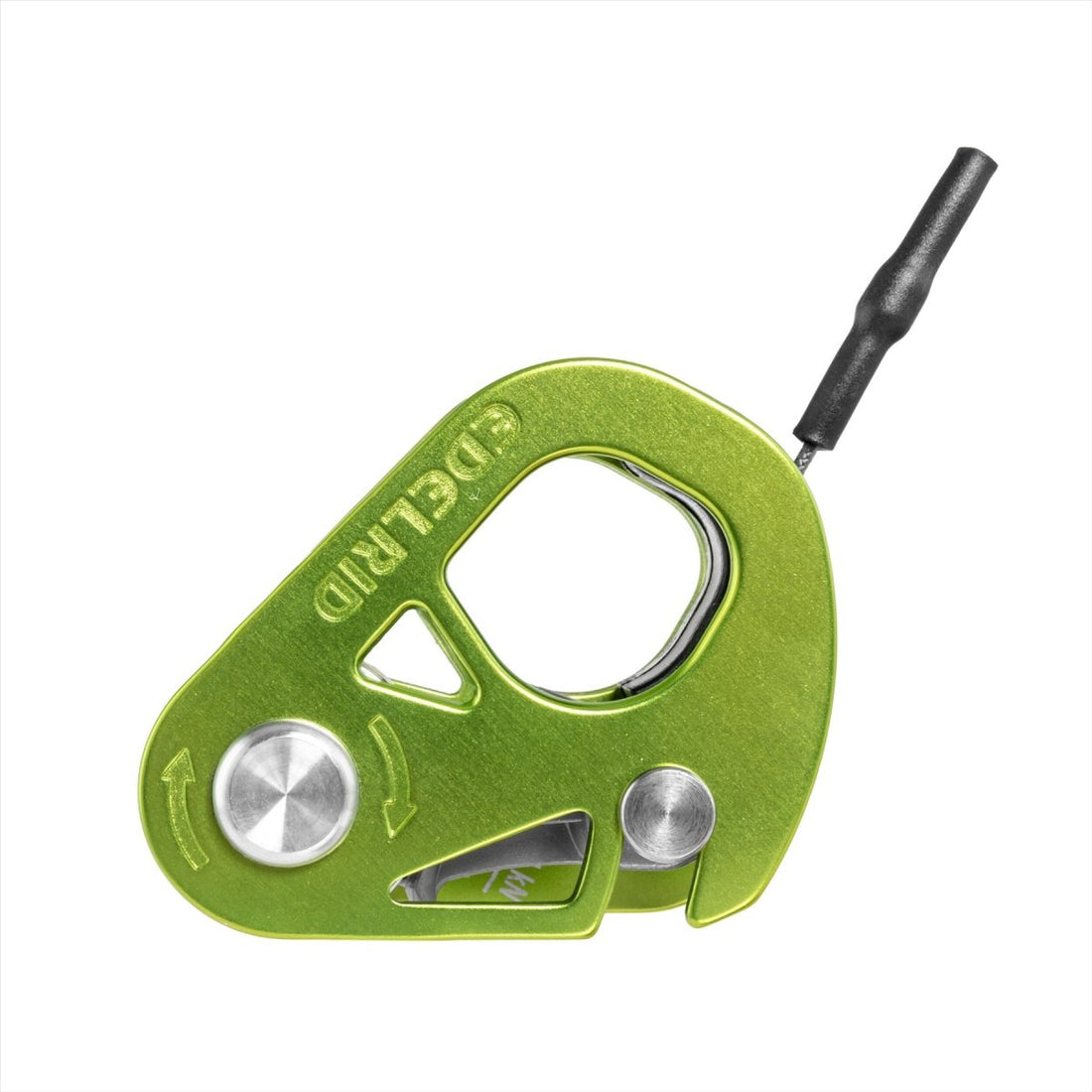 Edelrid SPOC Klätterremskiva Lätt aluminium klätterutrustning Gul
