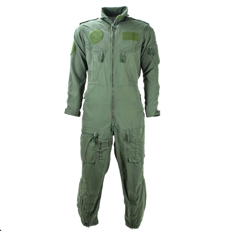 Äkta tyska armé Aramid Fiber Flight Suit Coverall Pilot övergripande grön