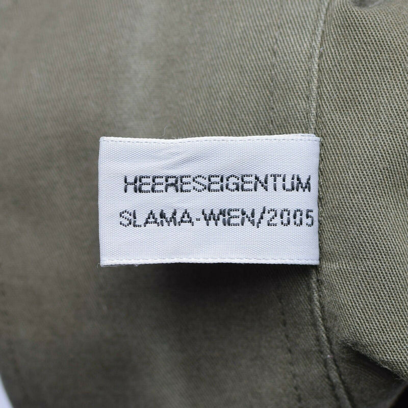 Äkta österrikiska arméskjorta M65 O.D Militär strid Kort ärm Olive BDU