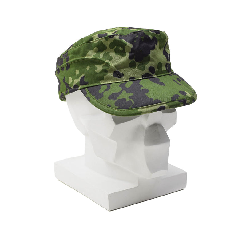 Original danska militära trupper Field Cap Folding Ear Flap M84 Lätt ny