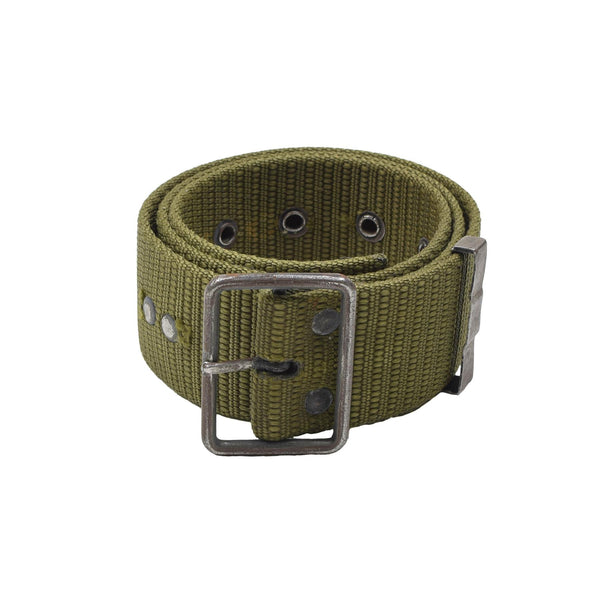 Original tjeckiska militärbälte duk Taktisk oliv torn spänne cz arméöverskott