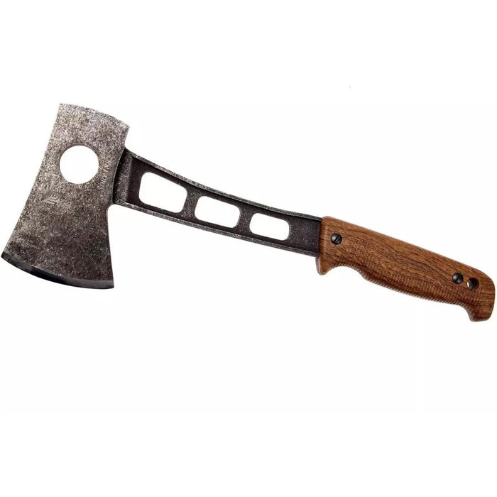 EKA HatchBlade W1 lättviktsyxa med 12C27 rostfritt stålblad och ergonomiskt trähandtag för precisionskapningsuppgifter