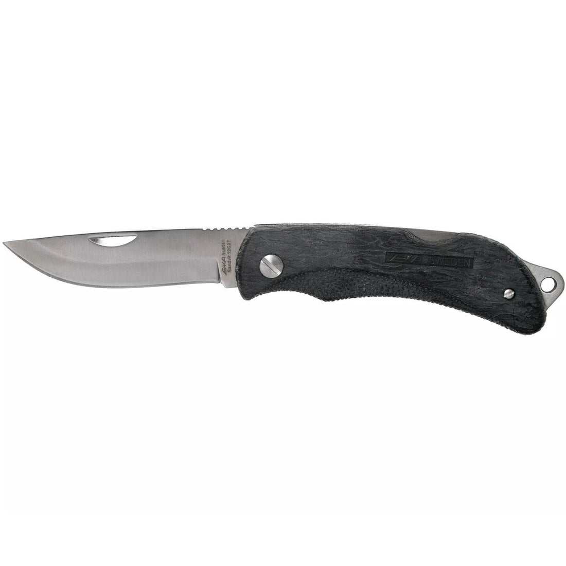 EKA Brand Swede 8 fällbar fickkniv drop point 57-59 HRC stål Proflex handtag
